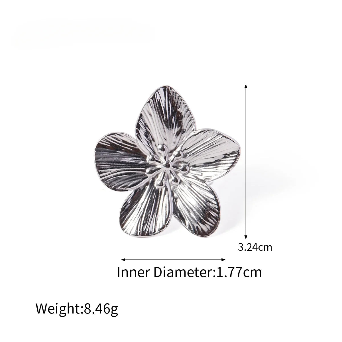 Uworld Fashion Imitation Pearl Stainless Steel Gold Color Ring for Women Engagement Party Gift Temperament Jewelry 2024